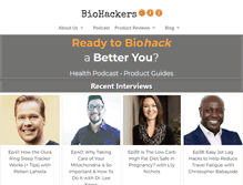 Tablet Screenshot of biohackerslab.com